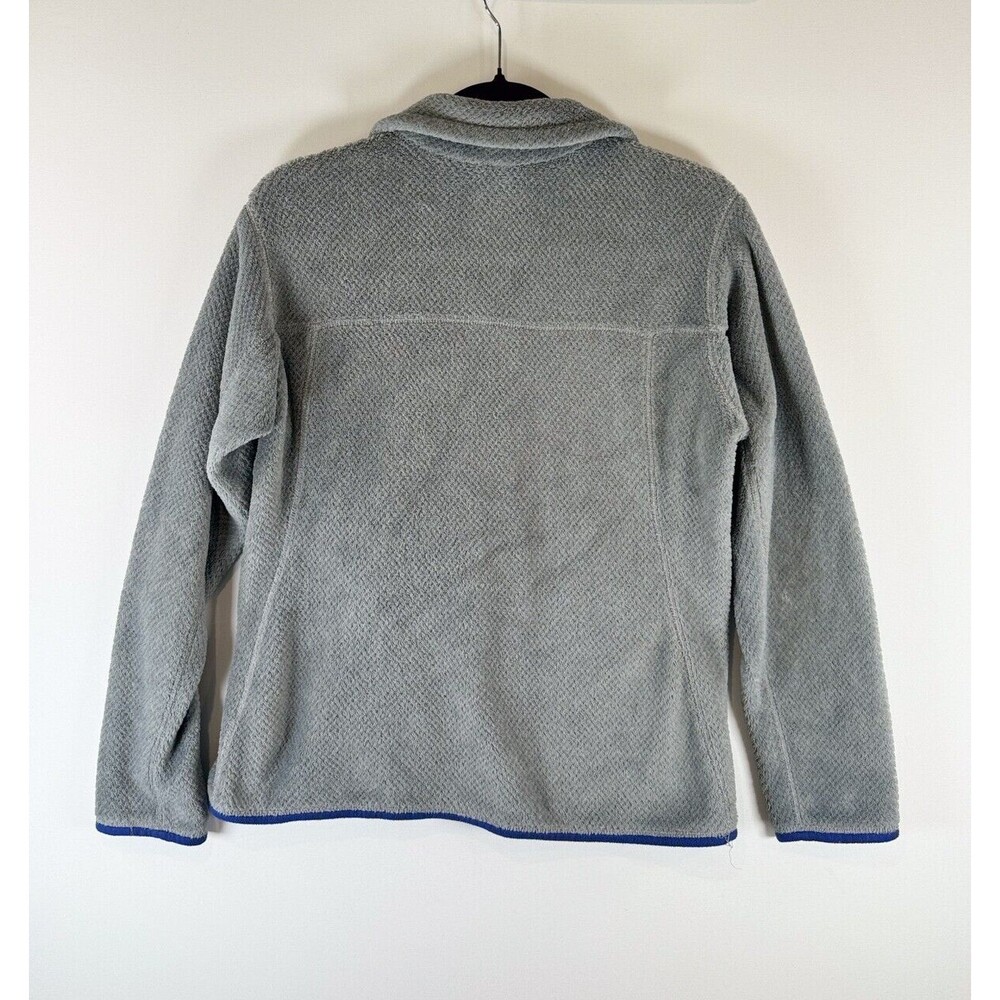 Patagonia Women Sweater Gray Lightweight Synchilla Snap T Fleece Pullover Medium - Picture 2 of 9